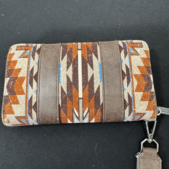 Montana West × Wrangler Wristlet Western Wallet Boho Aztec - Picture 4 of 8